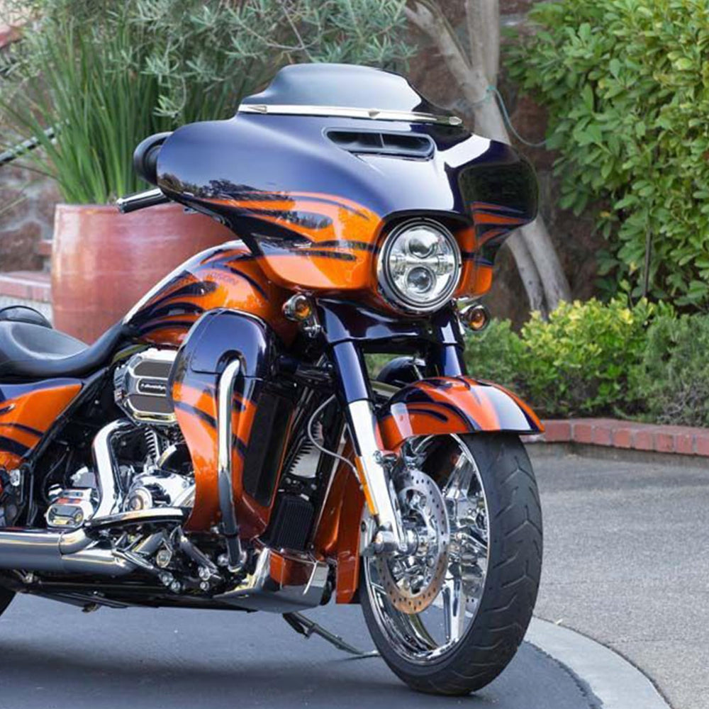 AEEAST chrome fairing bolts on bike fit creates seamless appearance