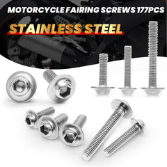 AEEAST stainless steel M5/M6 bolts resist corrosion for durable fairing fastenings