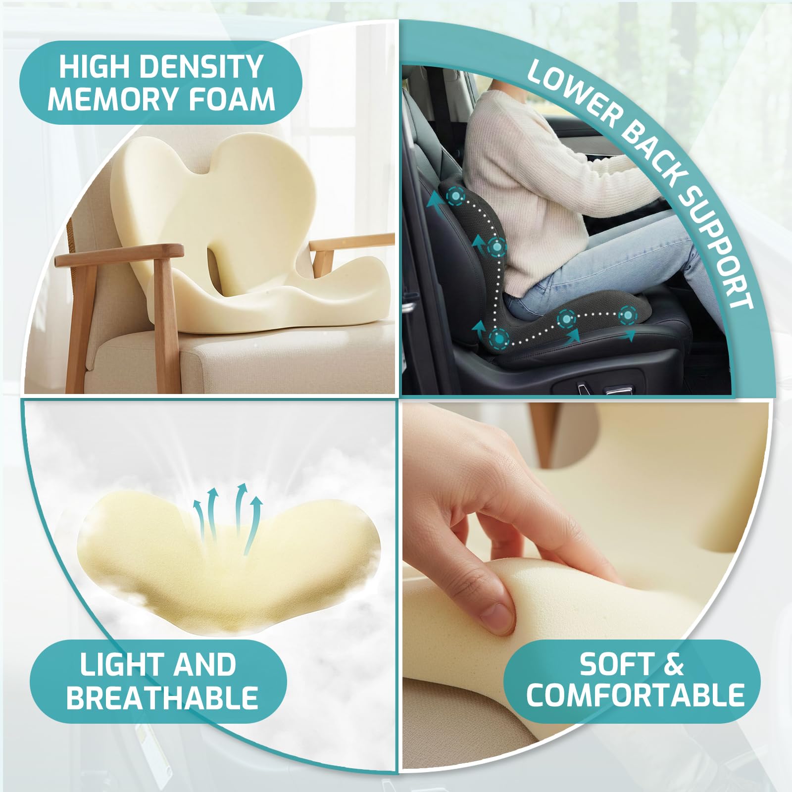 AEGIS CAR SEAT COVER absorbs road shocks for smoother rides