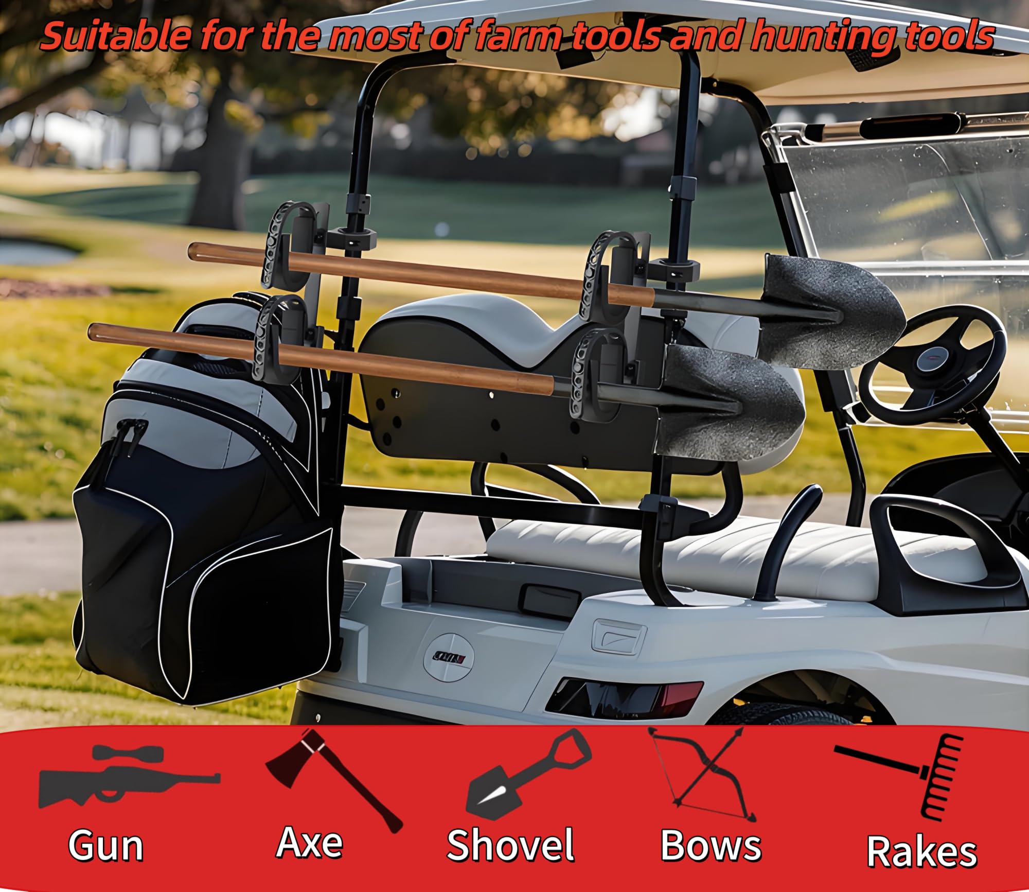 Aeloifft gun rack that's easy to install on your vehicle.