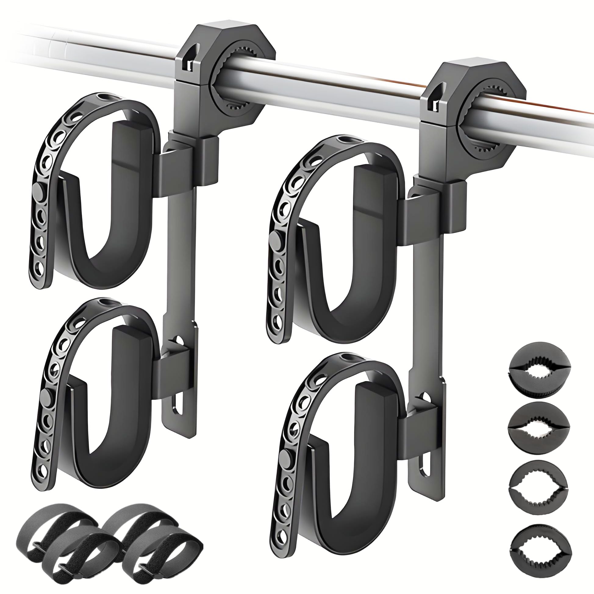 Aeloifft ATV gun rack with double-tier design for secure two-level storage.