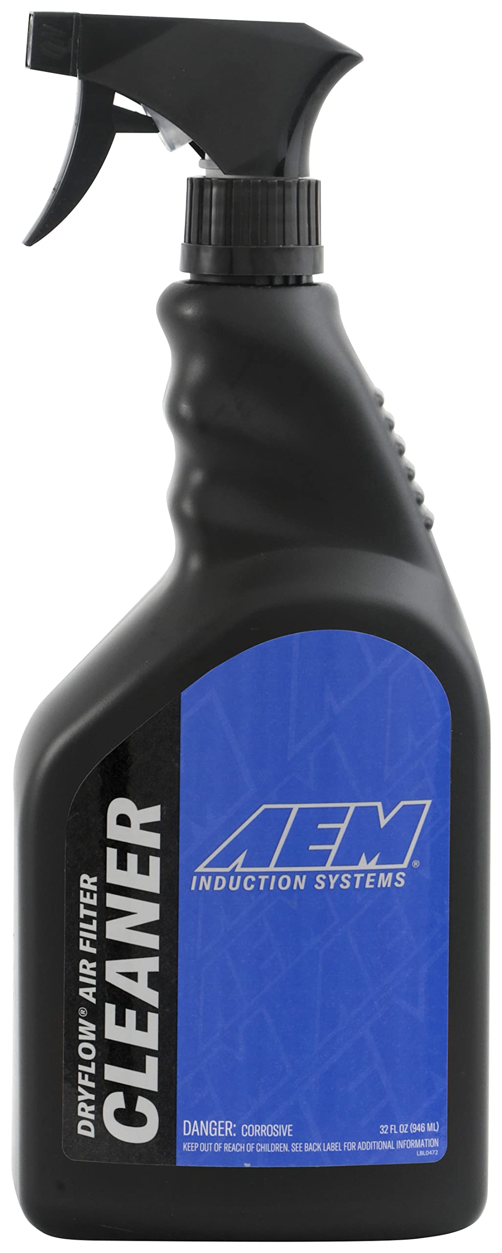 AEM 1-1000 cleaner bottle for synthetic filters, easy rinse after cleaning.