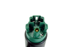 AEM 340lph pump with pre-filter confirms filtration near intake for cleaner fuel supply.