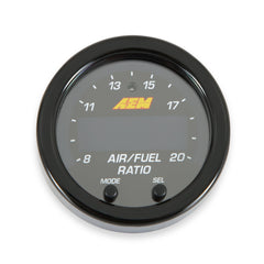 AEM X-Series wideband AFR gauge faceplate for quick monitoring of AFR values