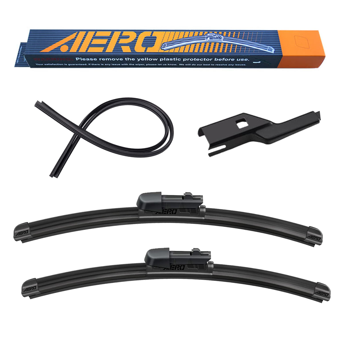 AERO Avenger 26-16 inch blade front view for Subaru XV Crosstrek improves visibility.