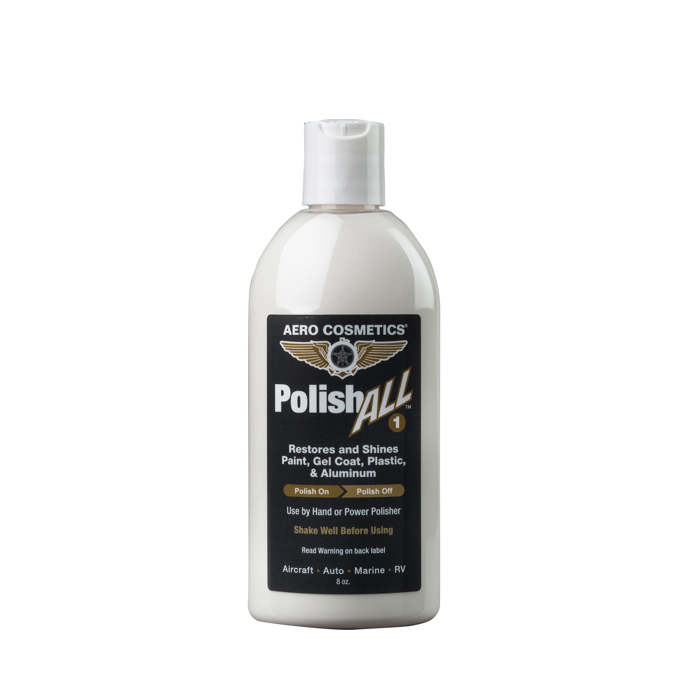 Polish ALL from Aero Cosmetics on car paint and aircraft window for gloss and protection.