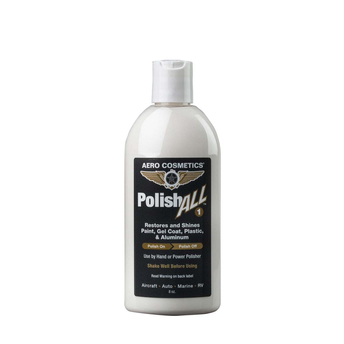 Polish ALL from Aero Cosmetics on car paint and aircraft window for gloss and protection.