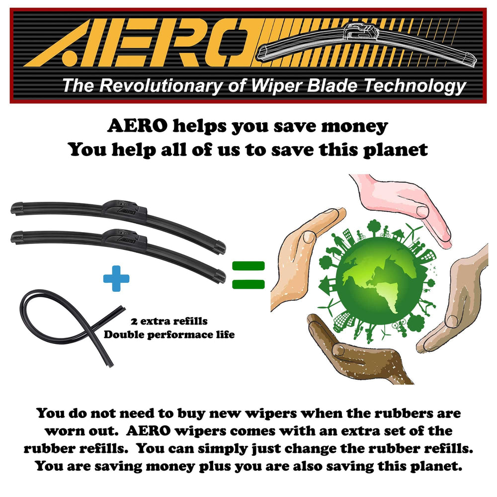 AERO Voyager extra squeegee refills highlight extended life