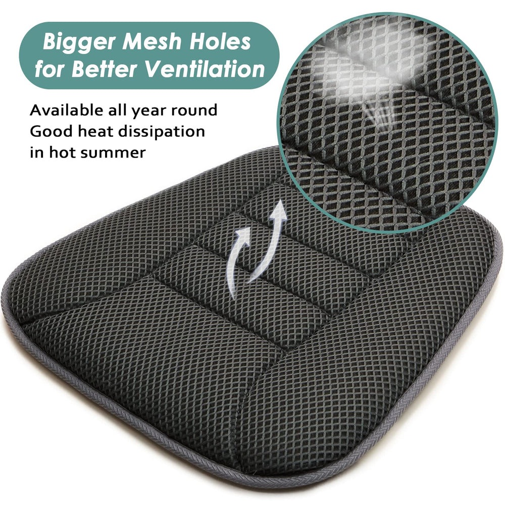 AEROiVi cushion features 3D mesh padding that supports the buttocks and thighs.