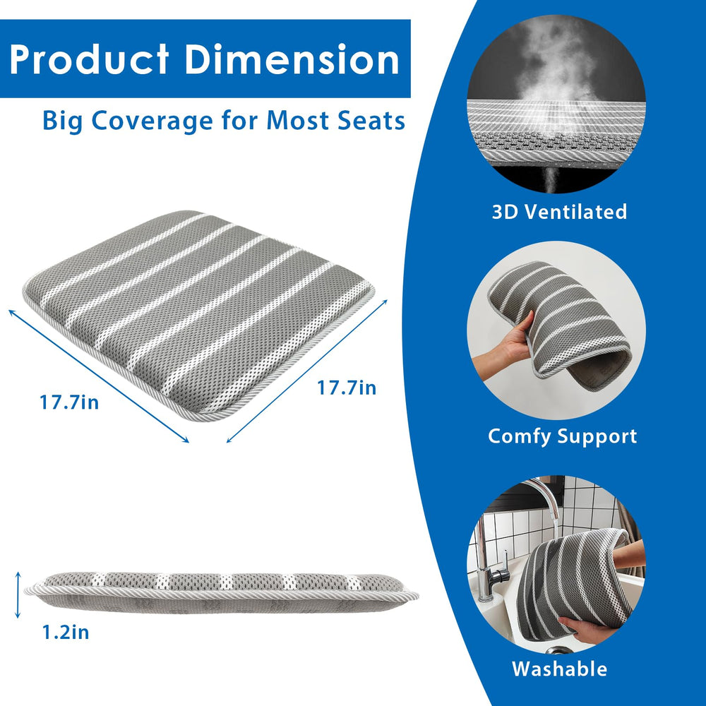 AEROiVi cushion designed to fit 18x18 inch chairs for a snug feel