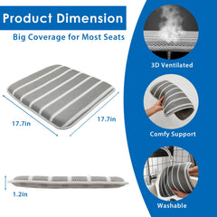 AEROiVi cushion designed to fit 18x18 inch chairs for a snug feel