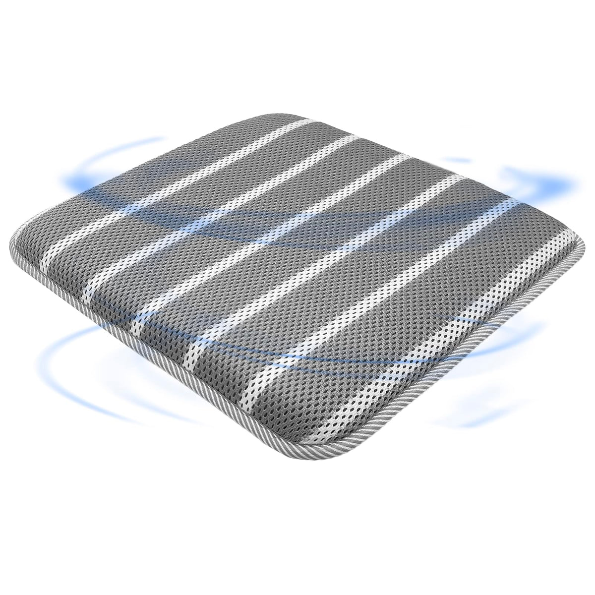 AEROiVi office chair cushion top view with breathable mesh for cool sitting