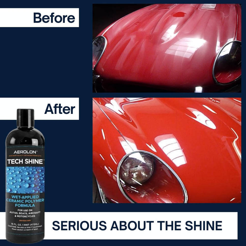 Aerolon Tech Shine delivers showroom gloss on a vehicle panel