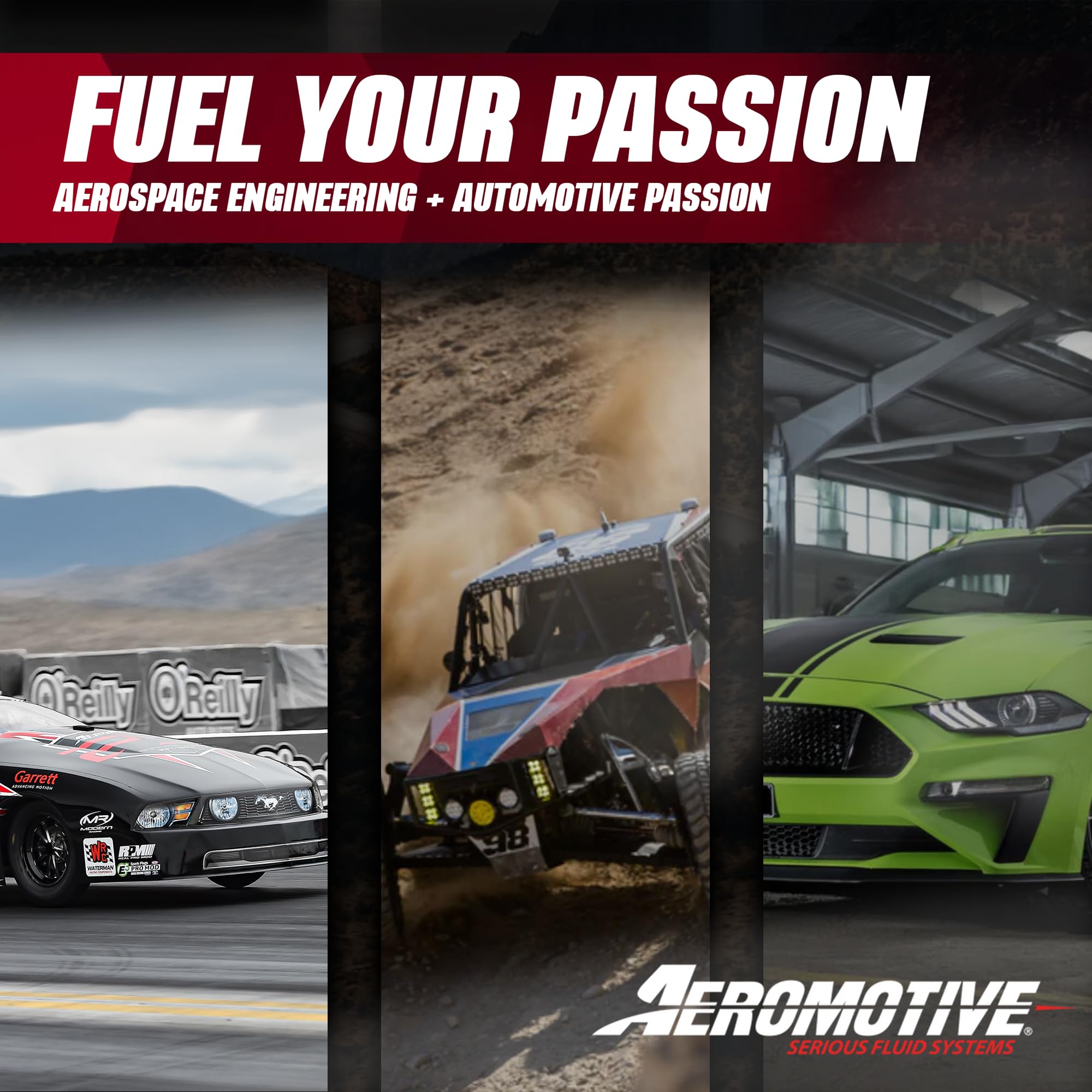 Aeromotive regulator billet aluminum finish highlights durable build.