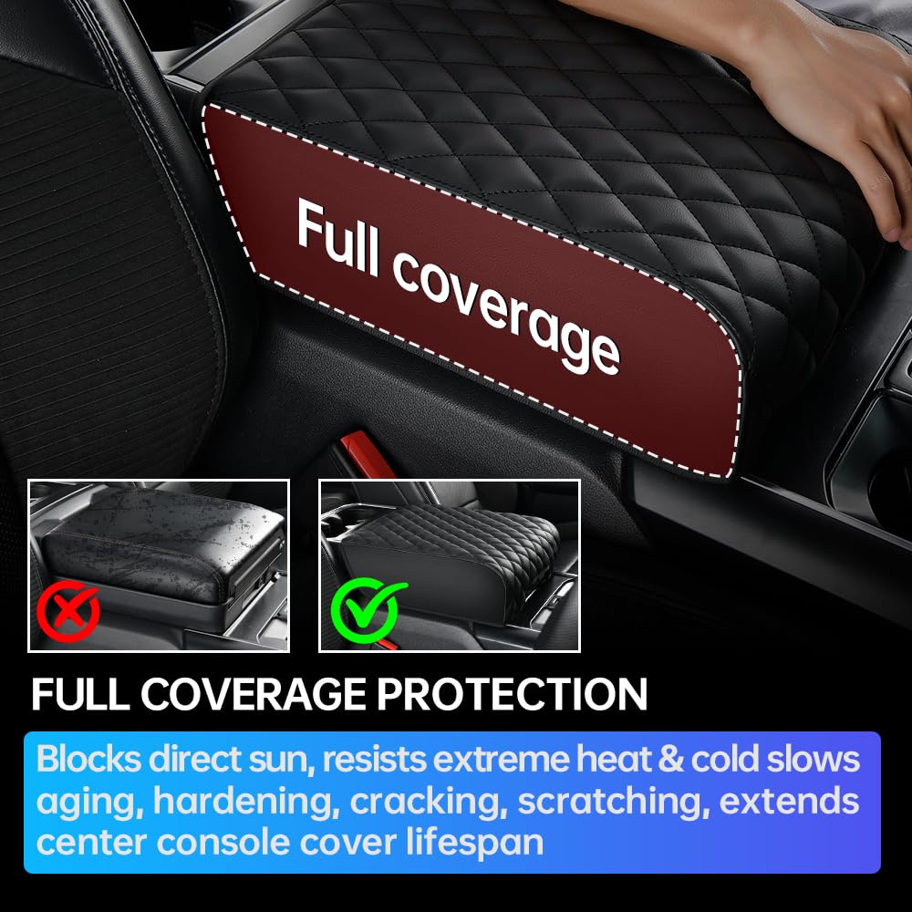 Aerovia F150 center console cover installs in seconds without tools