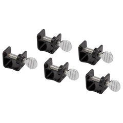 AES Industries mini panel clamp shows 1/2 inch jaw opening for precise alignment checks