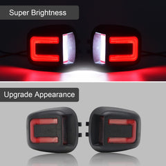 Aexploer license plate light in white 6500K provides crisp visibility at night