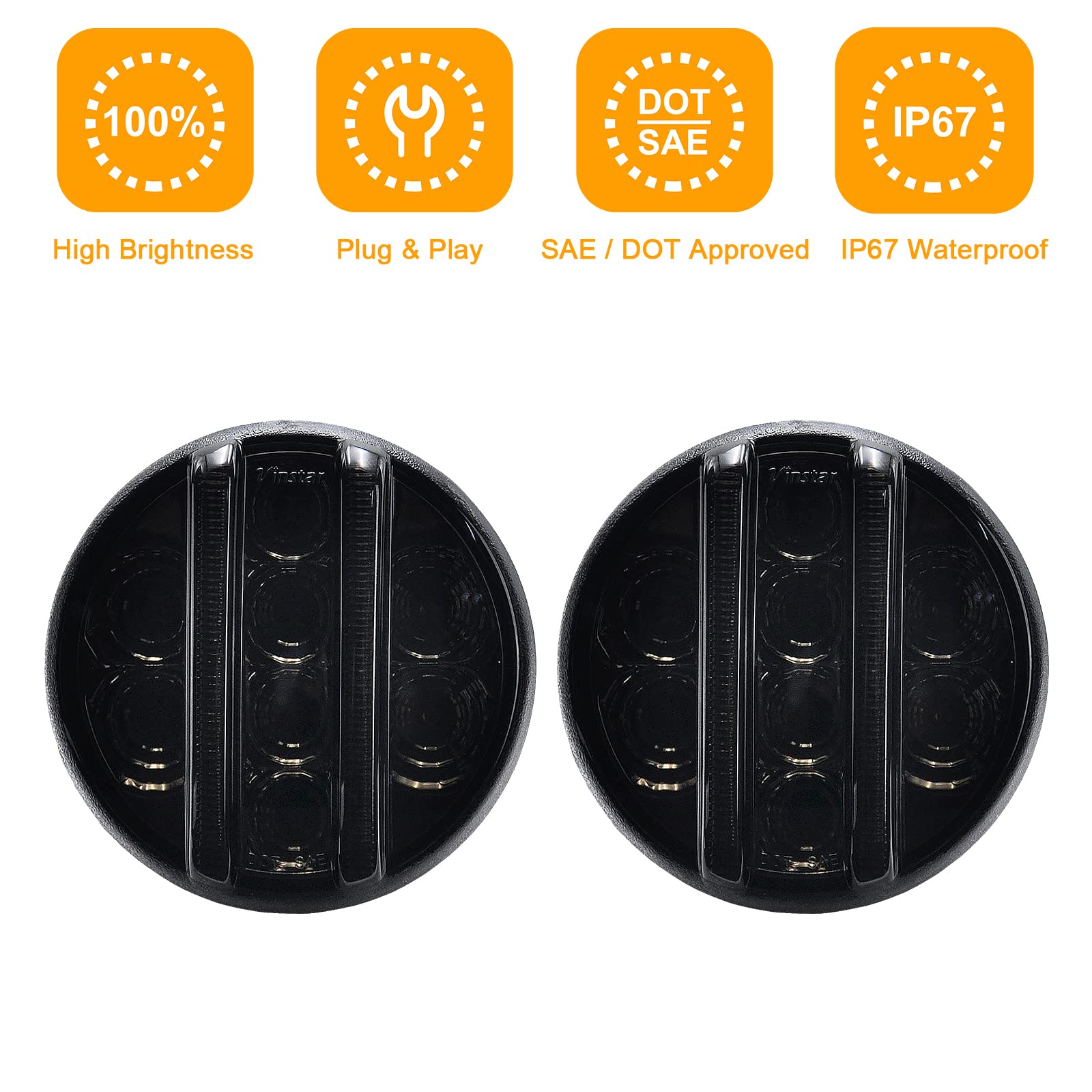 Aexploer durable ABS PC housing protects against impacts during off-road use