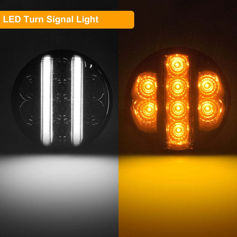 Aexploer Wrangler JK daytime running lights provide bright daytime presence