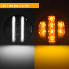 Aexploer Wrangler JK daytime running lights provide bright daytime presence