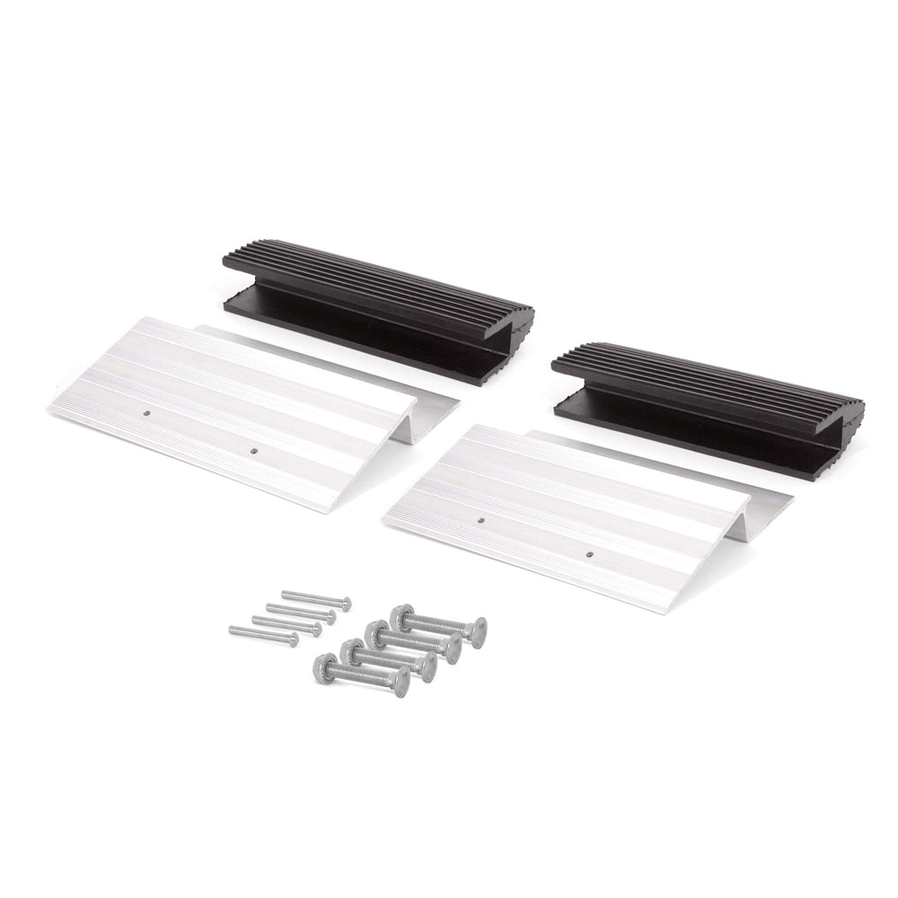 AFA Tooling truck ramp kit side profile showing sturdy brackets for safe loading