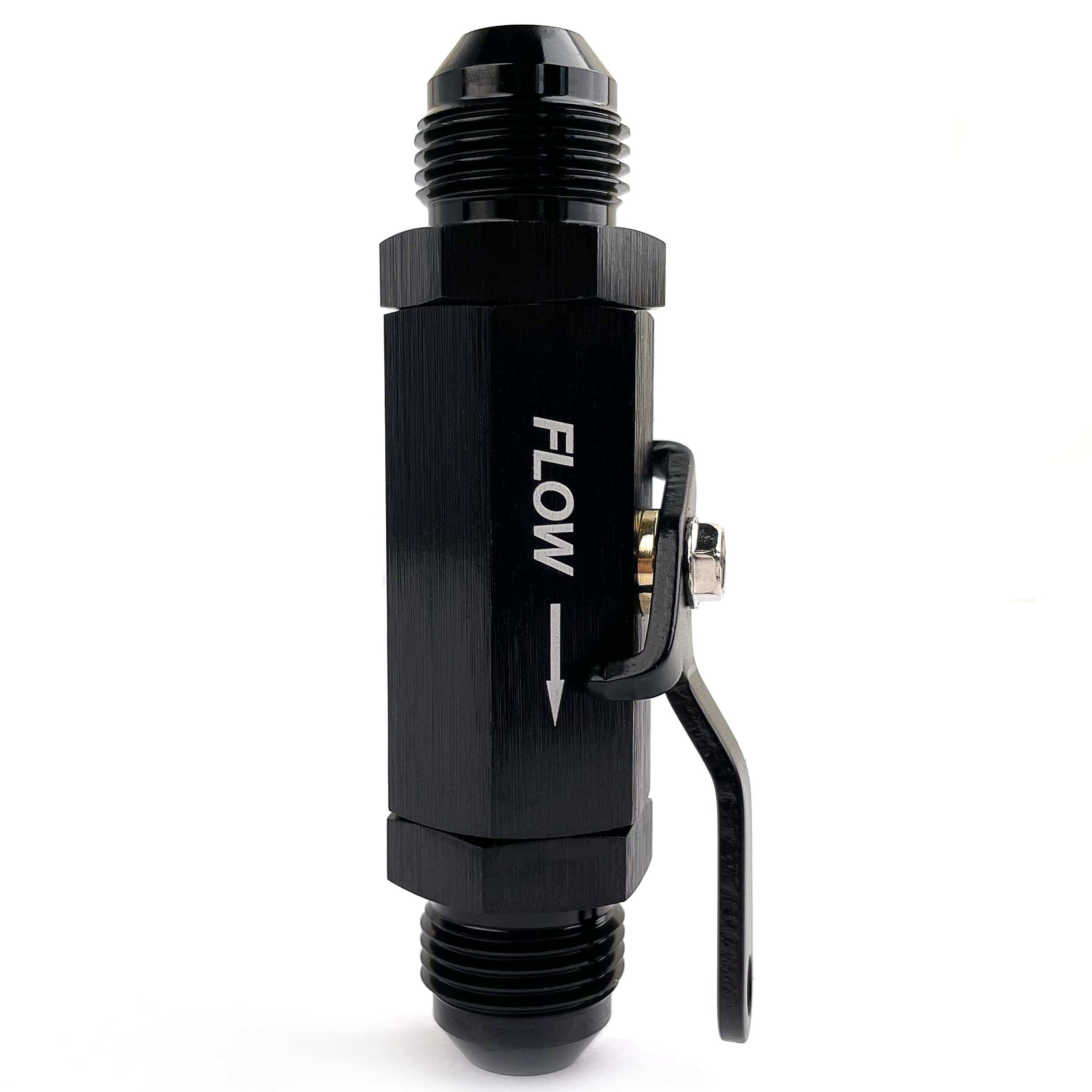 AFATEBOX AN6 valve anodized body resists corrosion under tough conditions.
