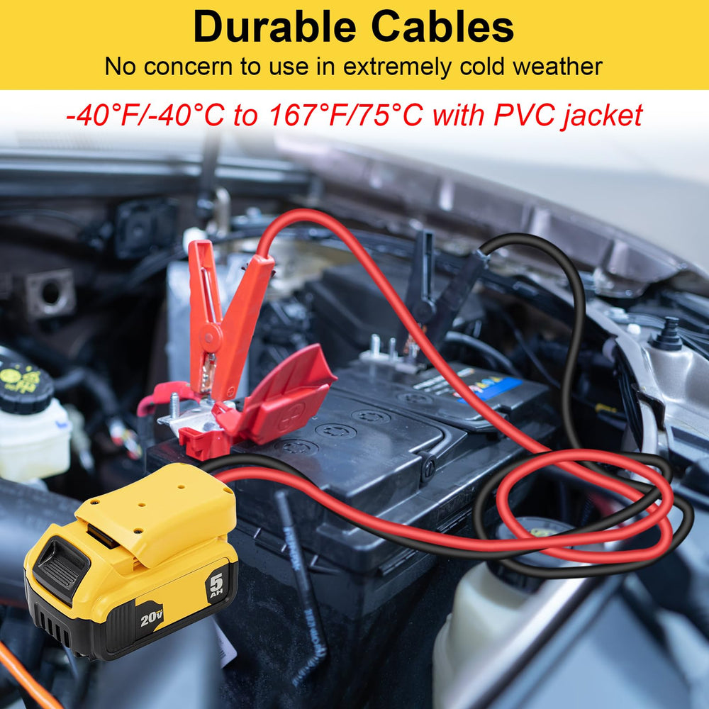 AFDLLDQM Start-up adapter for DeWalt 20V boosters enabling quick starts