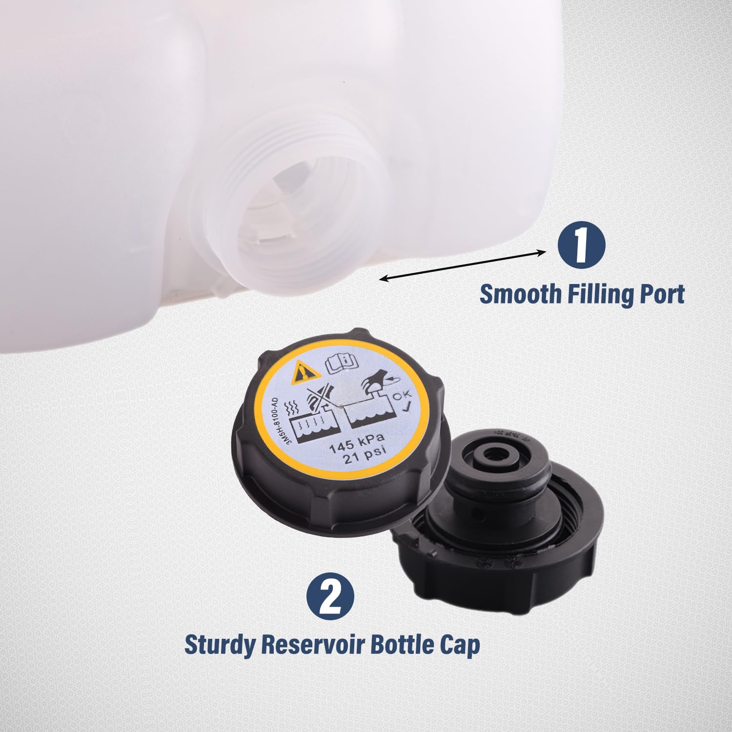 AFEISOL 603-382 durable PP plastic construction resists overheating in engine bays.