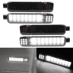 AFEISOL LED side door light front view with smoked lens for clearer nighttime visibility