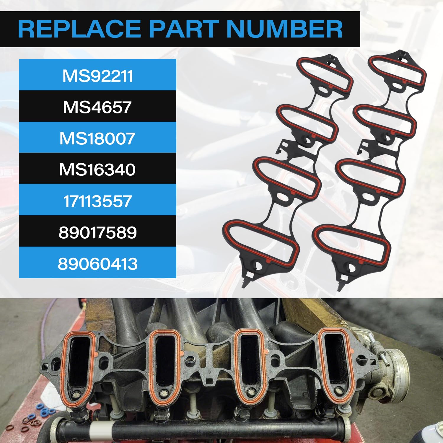 AFEISOL MS92211 OEM part number label confirms GM compatibility.