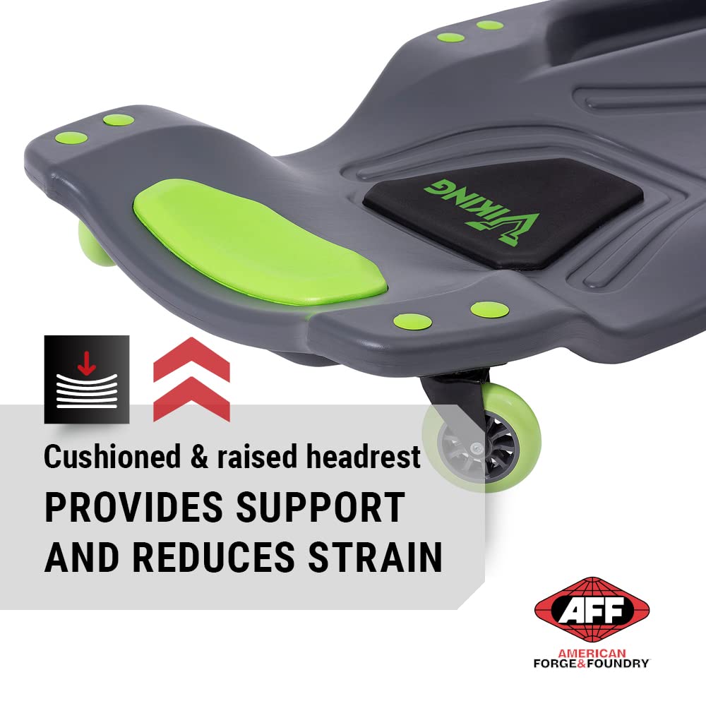 AFF Viking Creeper showing six casters for smooth rolling on floors