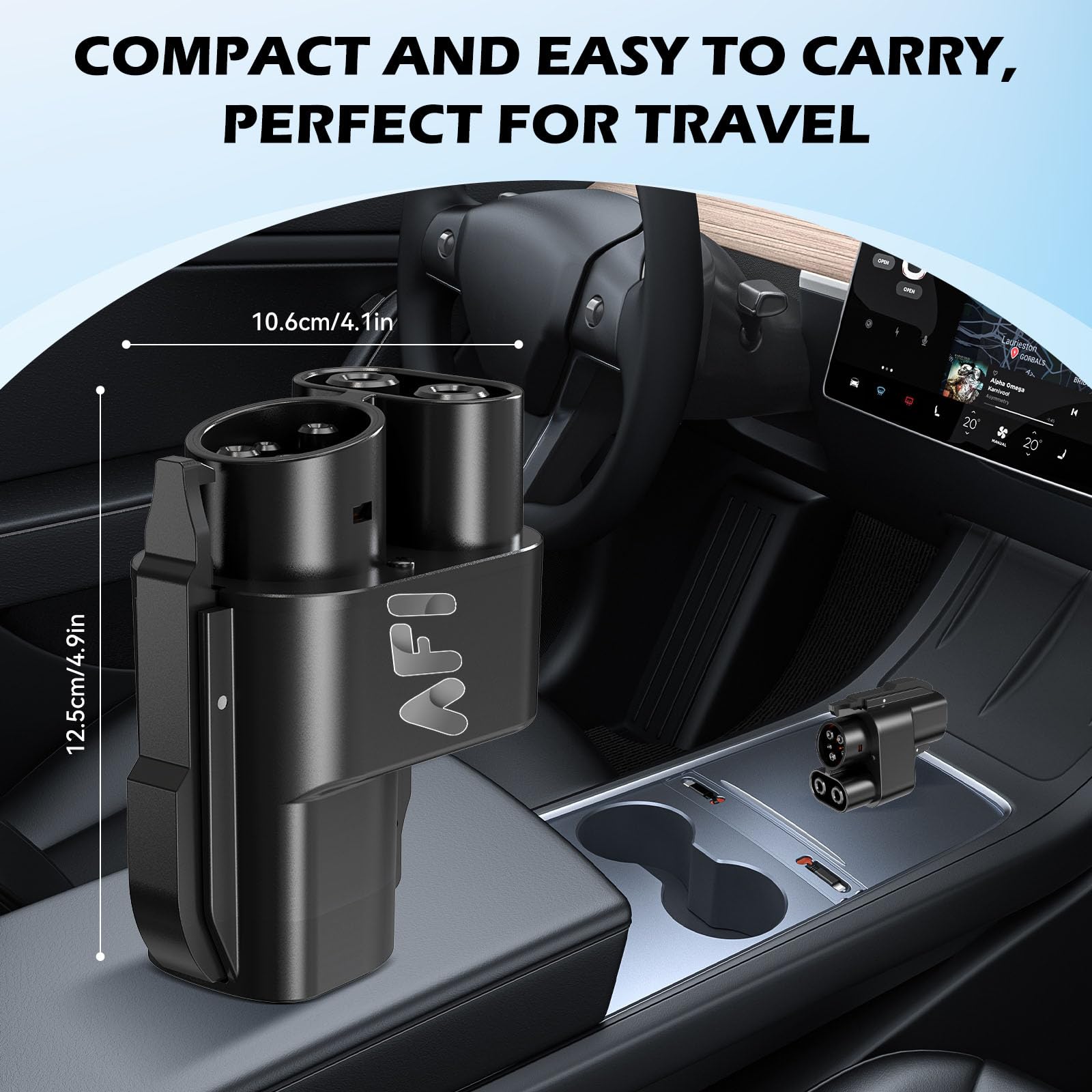 Works with Ford, Rivian, GM, Polestar, Volvo EVs after enablement.