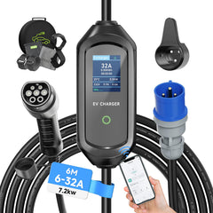 AFYEEV Type2 charging cable in bag ready for portable charging