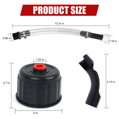 AFZZ jug cap kit side view shows secure fit and compact design for storage.