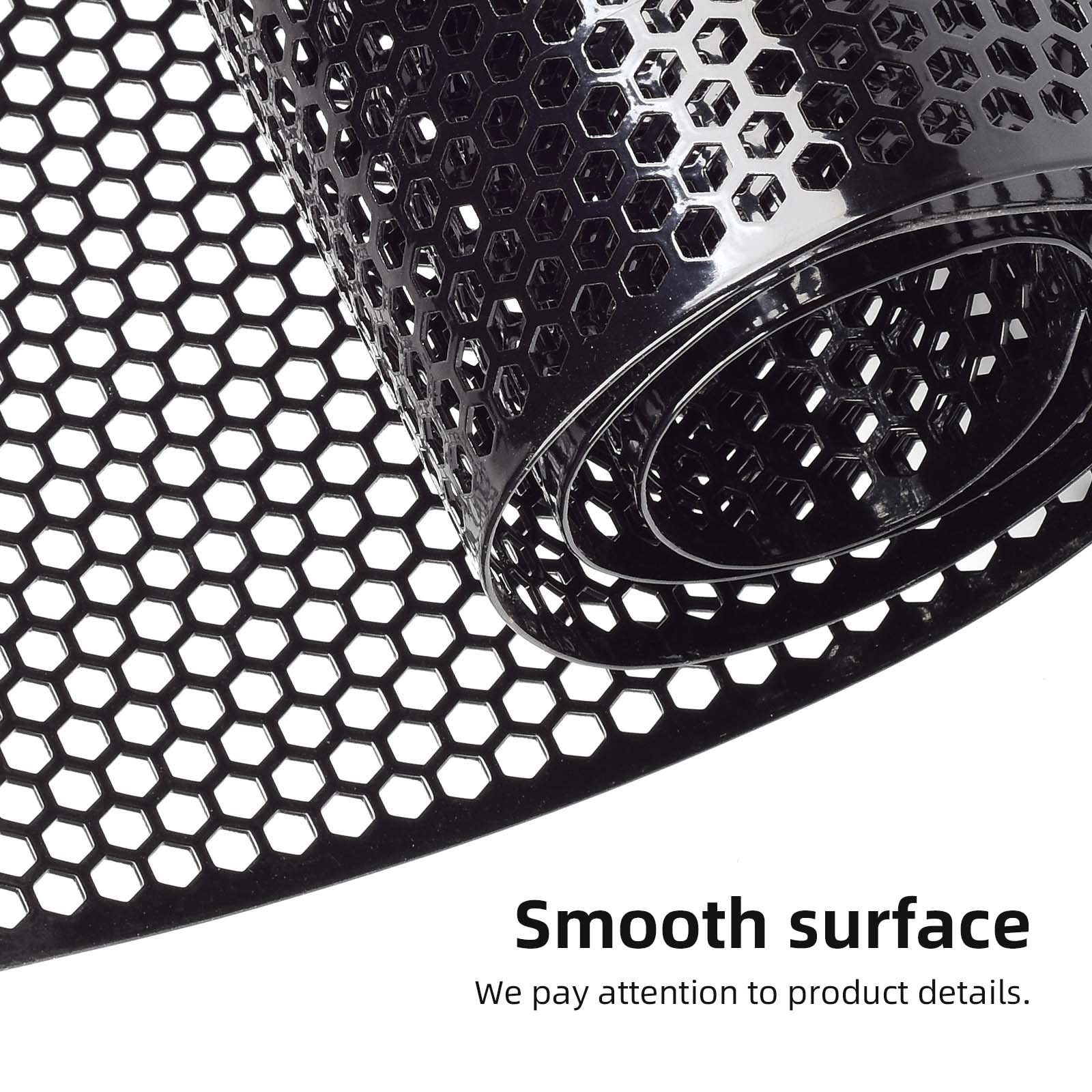 AggAuto durable aluminium alloy grid allows flexible hood vent shaping