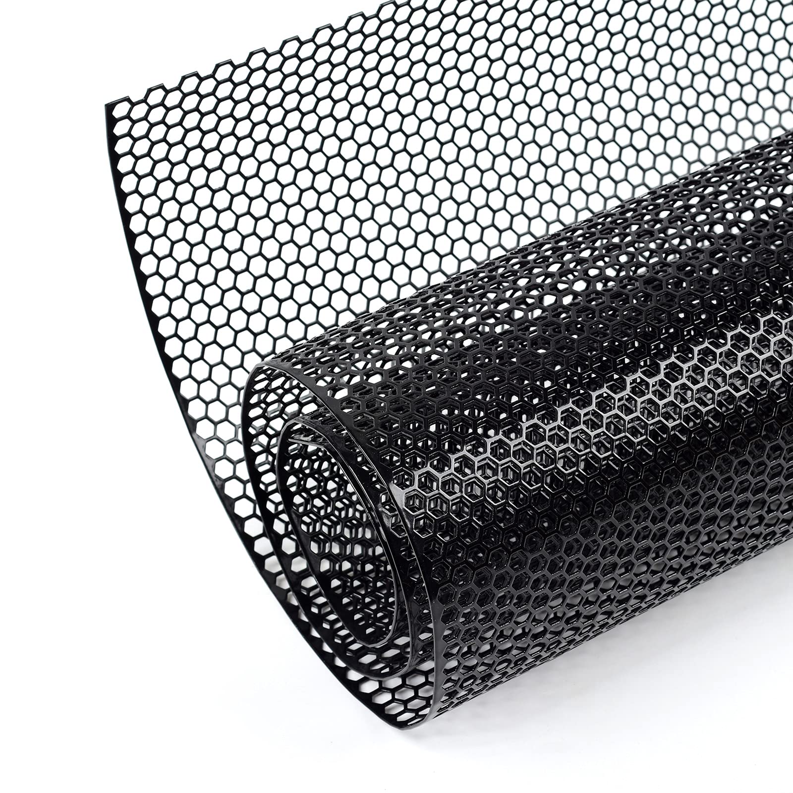 AggAuto grill mesh spoiler 47x16 in, rugged aluminum for car grills and protection