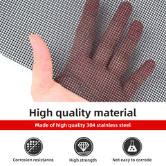 AggAuto universal car grill mesh aluminium material highlights corrosion resistance