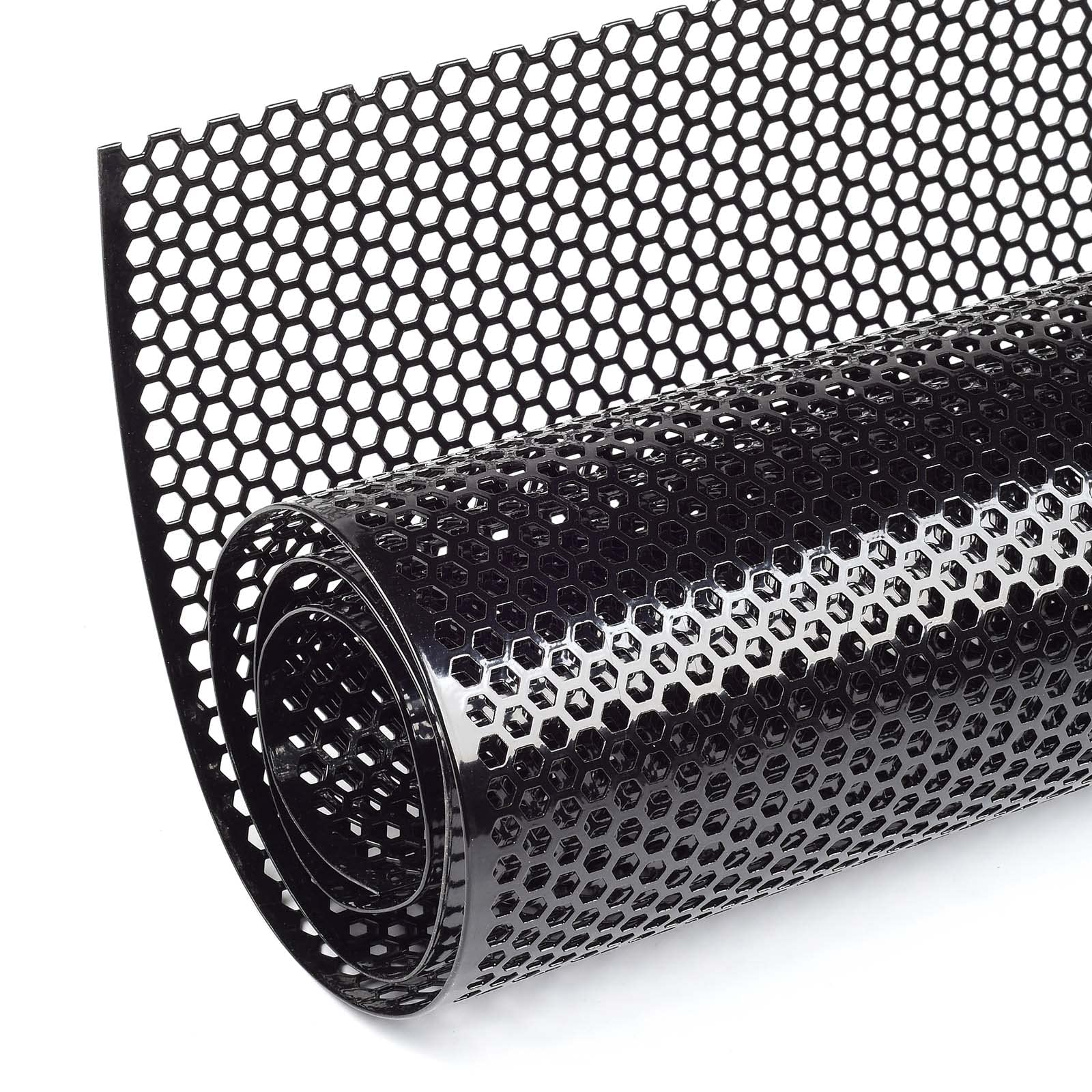 AggAuto universal car grill mesh front view protects the radiator from debris