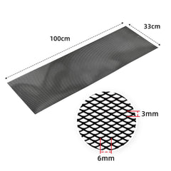 AggAuto universal 40x13 grill mesh DIY cut and fit guide