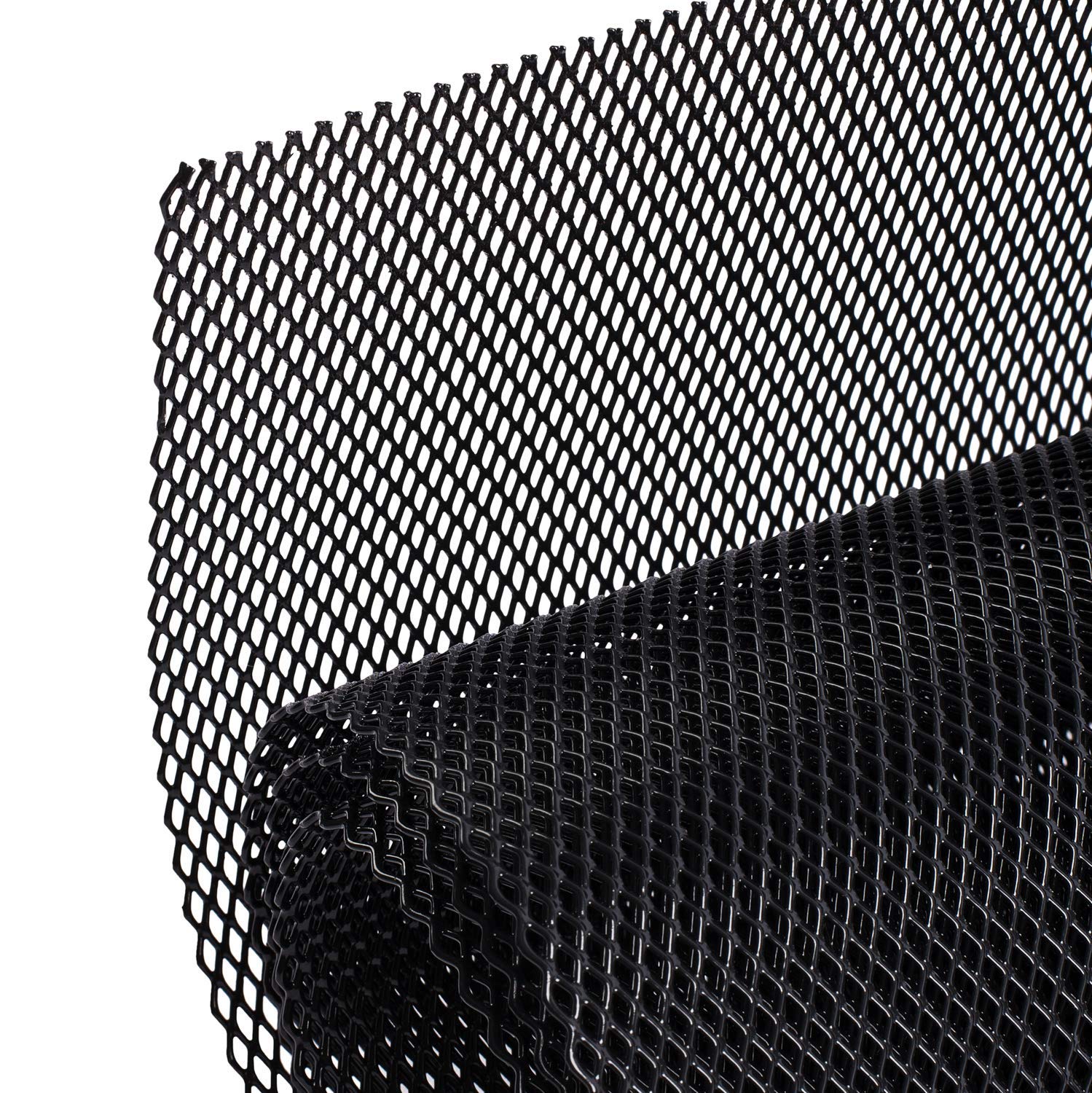 AggAuto universal 40x13 grill mesh front view protects radiator from debris