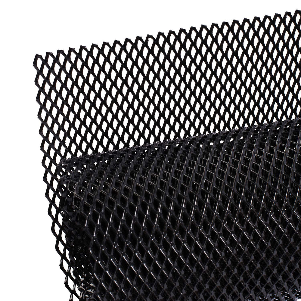 AggAuto universal grill mesh on a bumper for superior debris protection.
