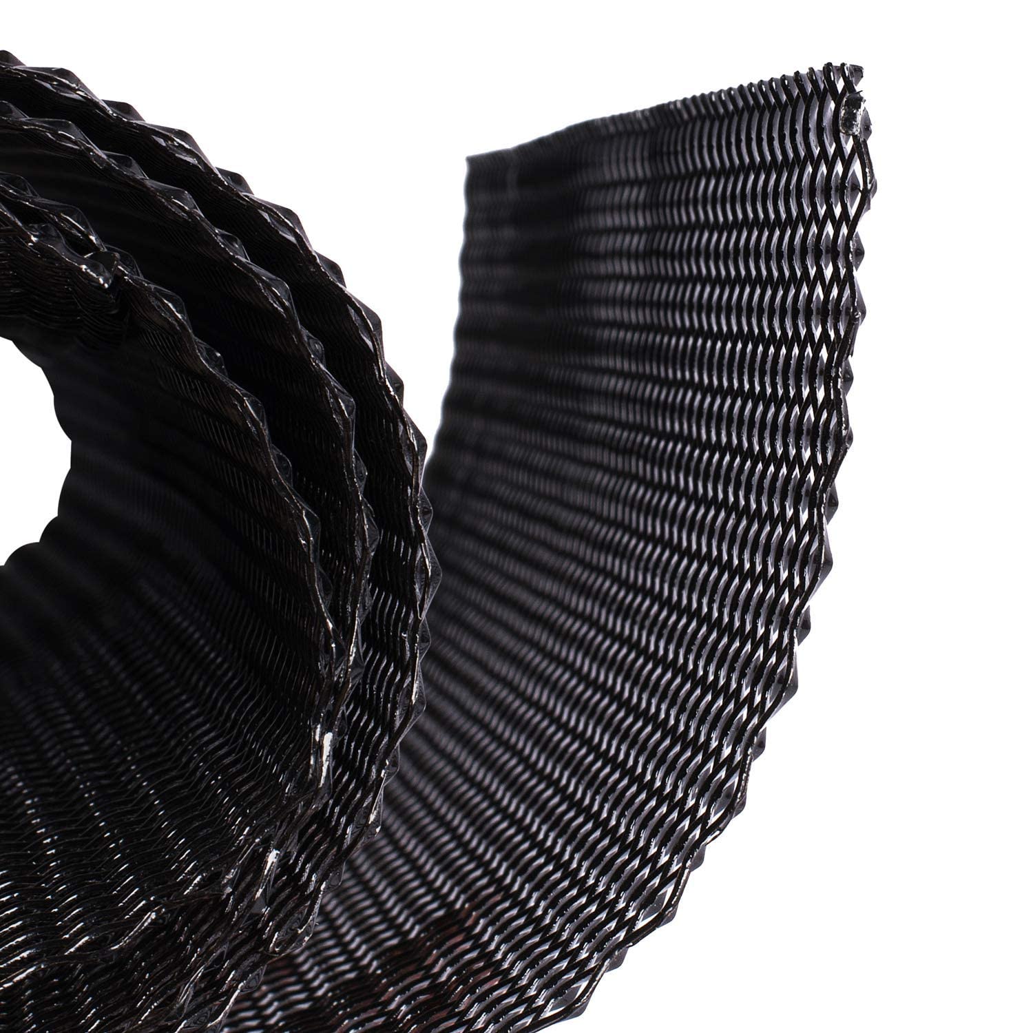 AggAuto versatile grille mesh bent to fit bumper, hood vent, or body kit.
