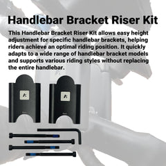 AGILLE aluminum riser blocks provide easy installation and durable performance during rides.