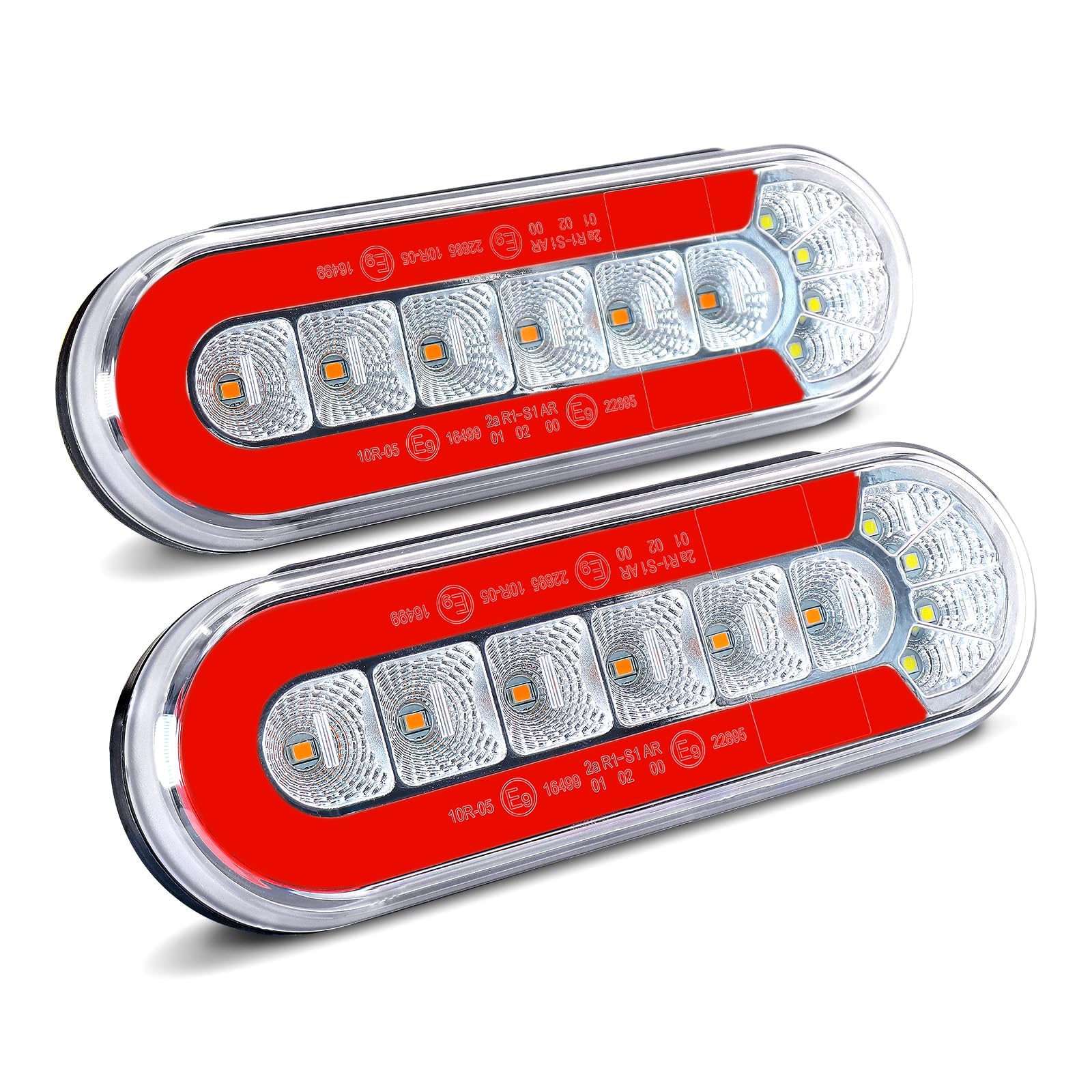 Agrieyes 6 inch oval LED trailer light with bright, high-visibility signaling