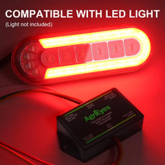 Agrieyes LED-compatible trailer converter ready for LED tail lights