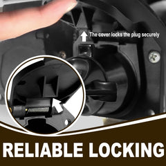 Die-cast housing on Agrieyes adapter protects terminals during towing