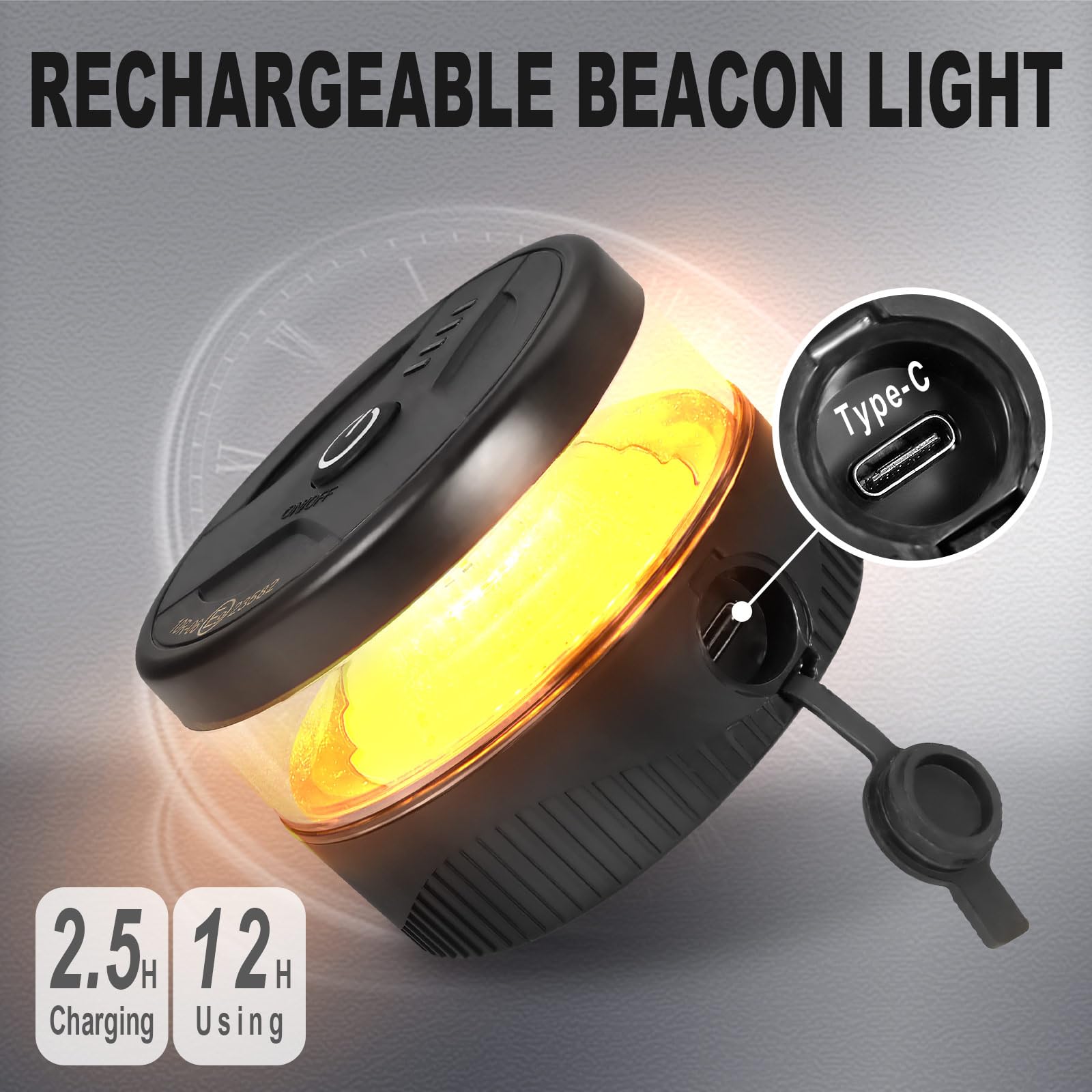 Agrieyes beacon light compact design, easy to store for quick deployments.