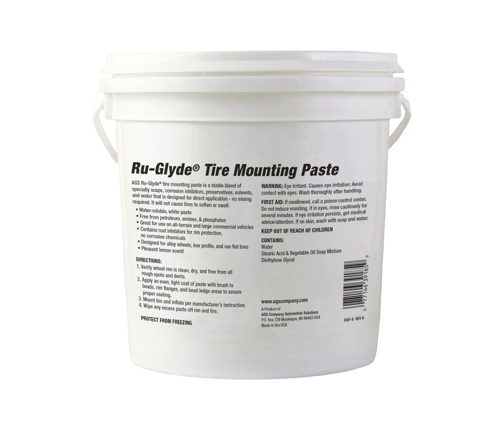AGS Ru-Glyde paste with brush-ready setup ensures even application