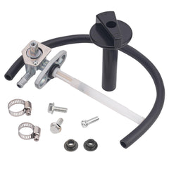 AHL gas tank petcock valve top view highlighting durable construction for long-lasting performance.