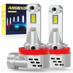 AHOBXD H11 LED bulb mini-size for easy plug-and-play installation